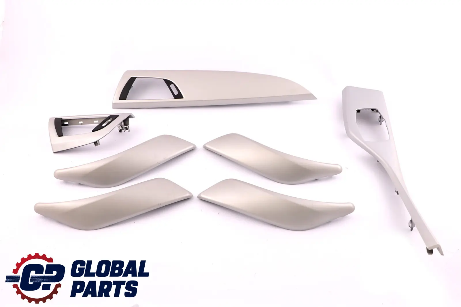 BMW 1 Series F20 Set Interior Decor Trim Door Handle Cover Satinsilber Silver