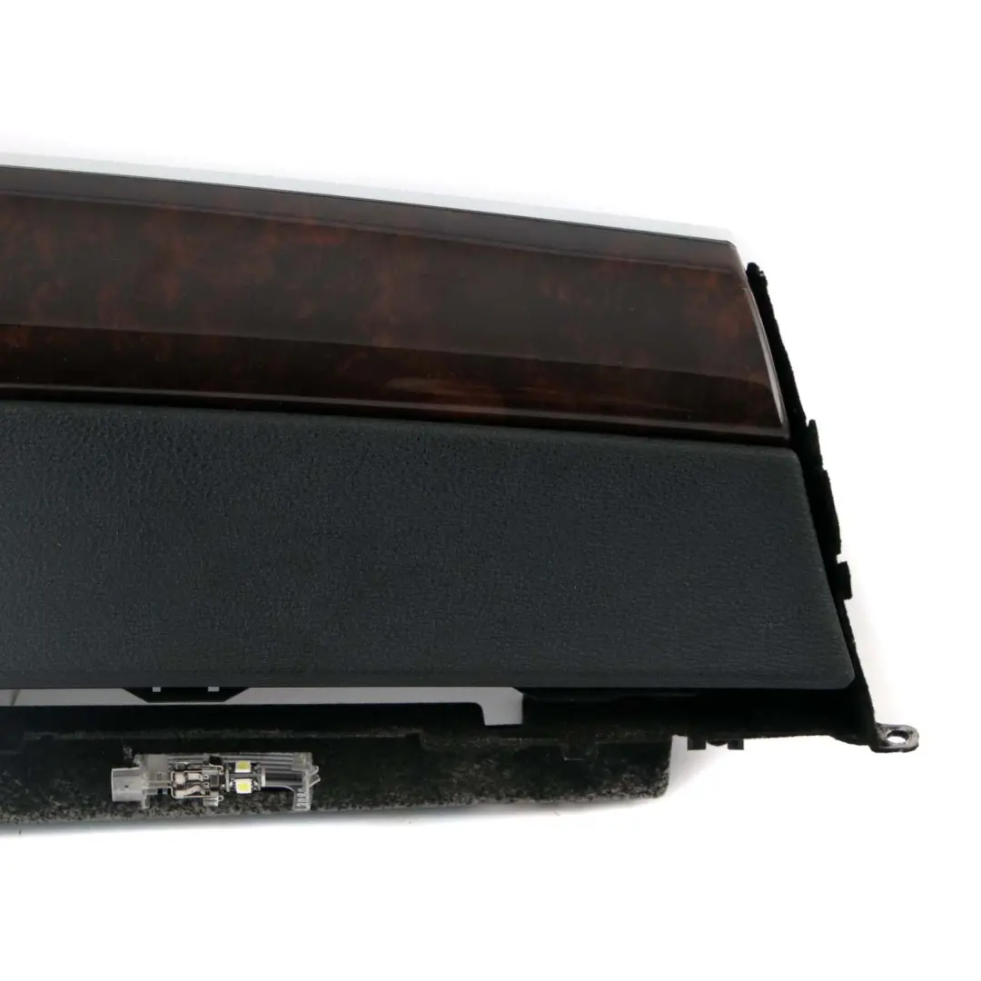 Glove Box BMW X5 X6 E70 E71 1 Storage Front Panel Cover Wood Burr Walnut 9210991