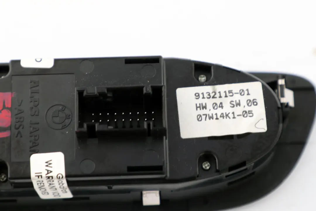Window Lifter Switch BMW E81 E82 Driver's Side Control Panel Black 9216532