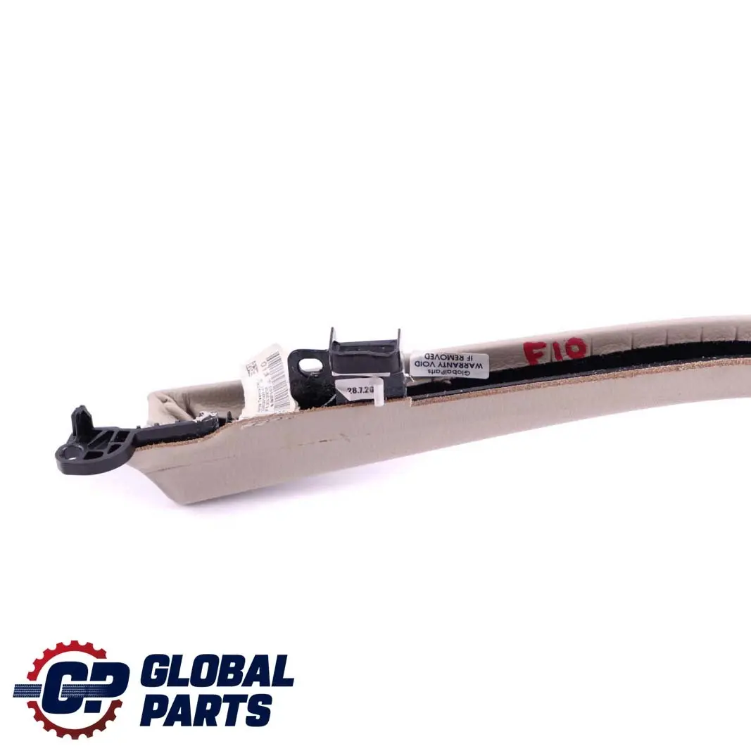 BMW F10 F11 Centre Console Leather Clasp Trim Oyster 3840915