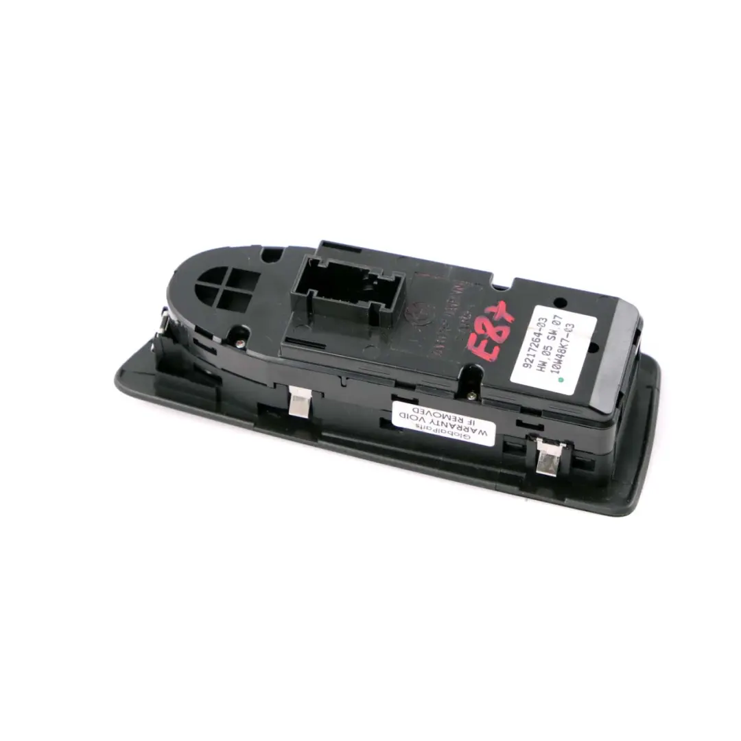 BMW 1 Series E87 Power Fold Switch Window Lifter Driver Right Black O/S 9217264