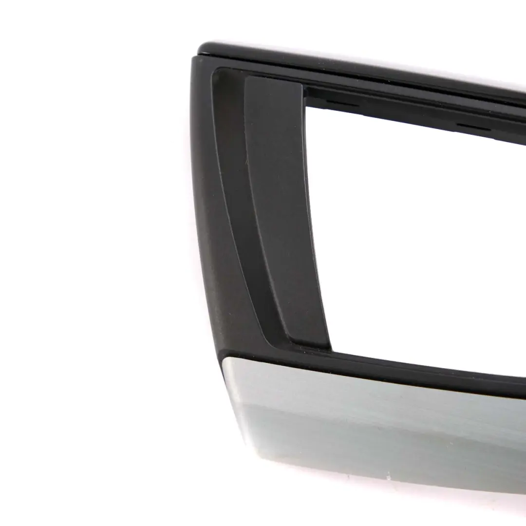 BMW 1 2 F20 F21 F22 Trim Dashboard Dash Cover Brushed Aluminium Black Gloss