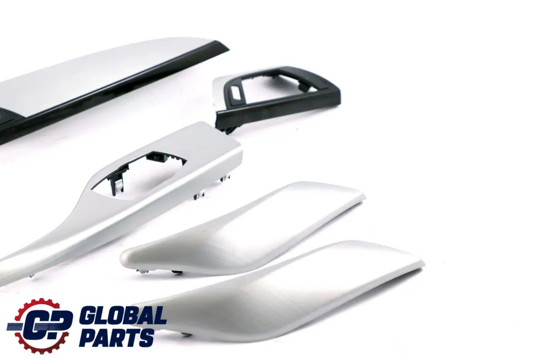 BMW 1 Series 2 F20 F21 Set Decor Trim Dashboard Handle Cover Brushed Aluminium