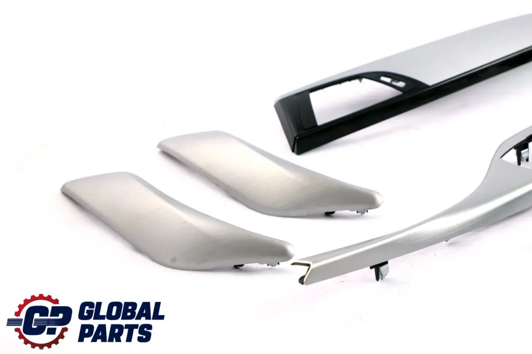 BMW 1 Series 2 F20 F21 Set Decor Trim Dashboard Handle Cover Brushed Aluminium