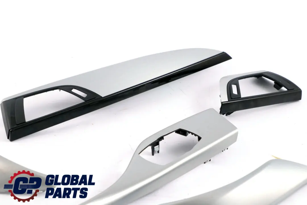 BMW 1 Series 2 F20 F21 Set Decor Trim Dashboard Handle Cover Brushed Aluminium