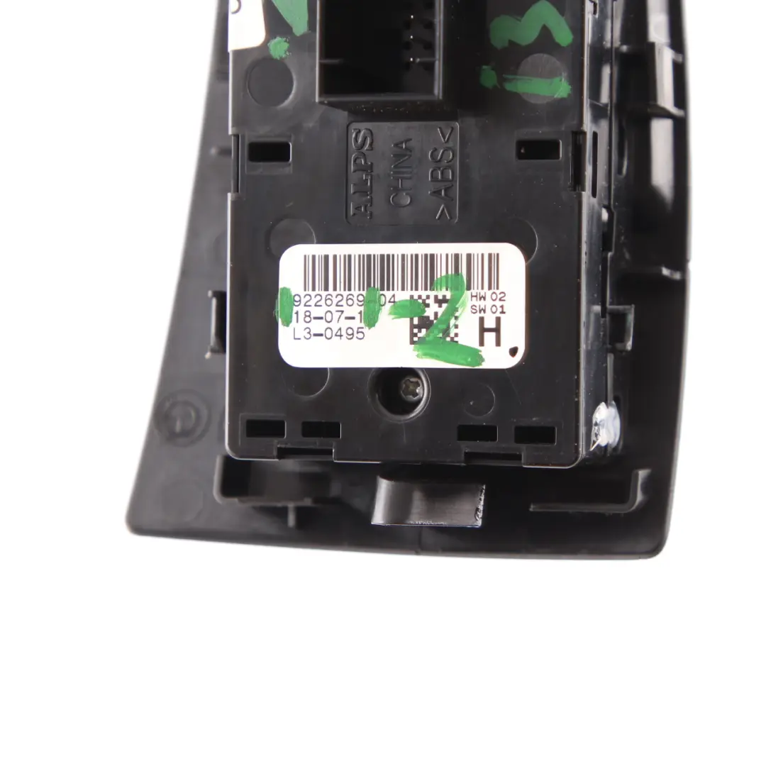 BMW i3 I01 Window Lifter Switch Power Fold Driver's Side Button 9226269