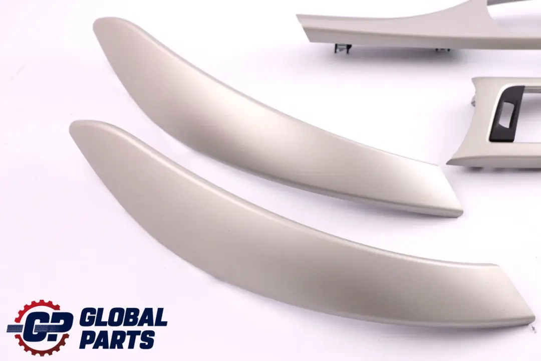 BMW 3 Series F30 Set Interior Trim Strip Dashboard Cover Satinsilber Silver