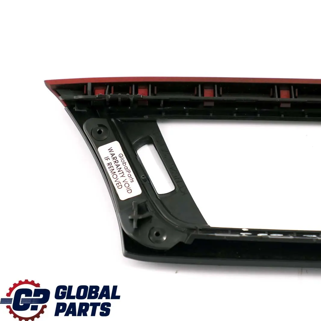 BMW 3 4 F30 F31 F32 Trim Panel Black Glossy Dashboard Decor Korallrot Coral Red