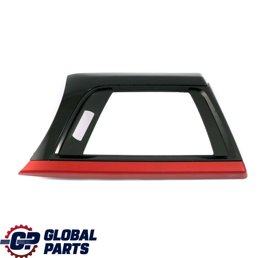 BMW 3 4 F30 F31 F32 Trim Panel Black Glossy Dashboard Decor Korallrot Coral Red