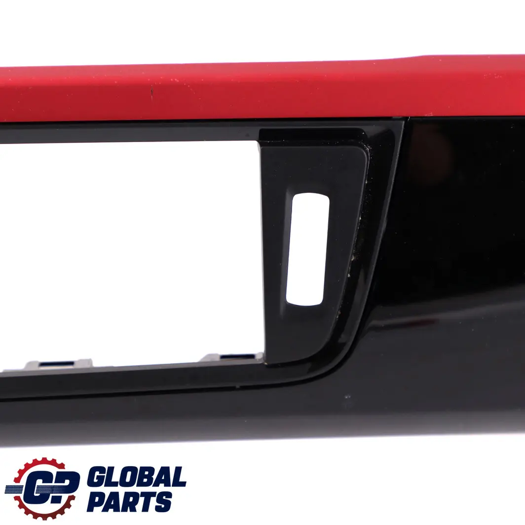 BMW 3 Series F30 F31 Trim Panel Dashboard Cover Black Gleaming Coral Red Matt