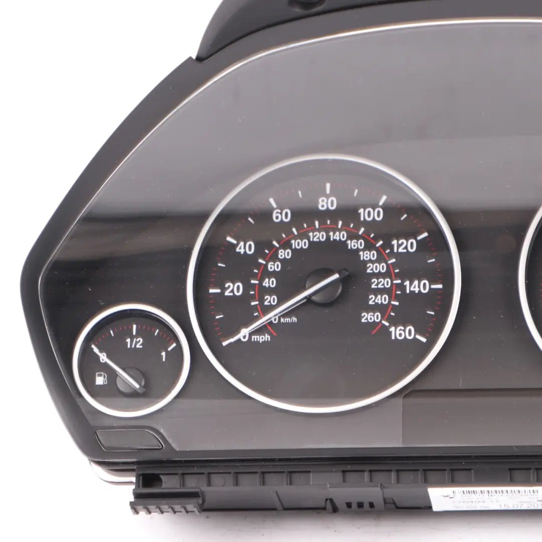 Instrument Cluster BMW F30 F31 Petrol Speedo Clocks Meter Manual MPH 9232893