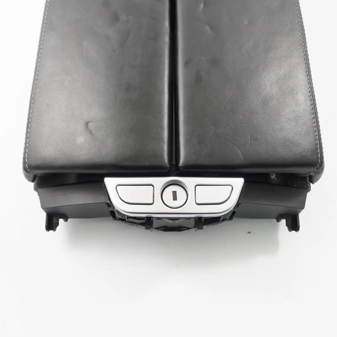 BMW F13 Armrest Centre Console Arm Rest Cover Front Middle Leather Black 9238320