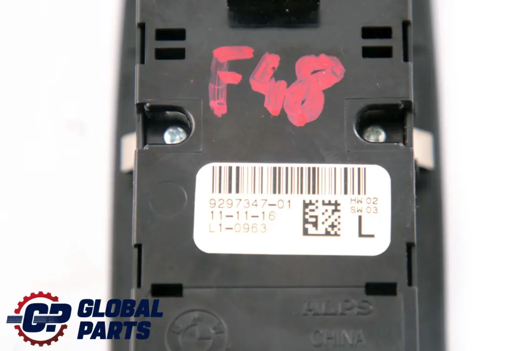 BMW X1 Series F48 Power Fold Driver's Side O/S Window Lifter Switch 9297347