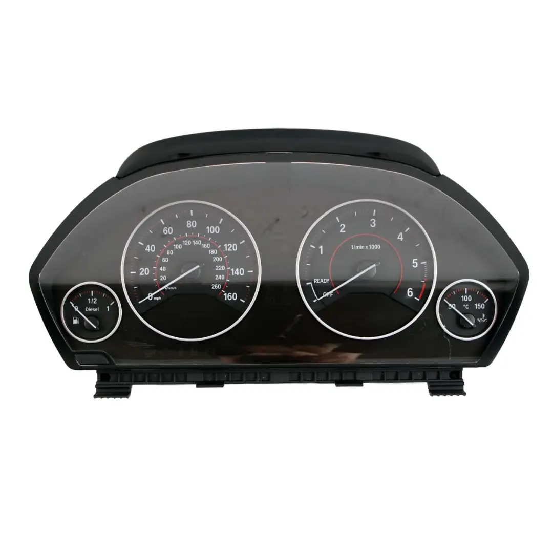 BMW 3 4 F30 F31 F32 Instrument Cluster Unit Speedo Clocks MPH Automatic 9311400