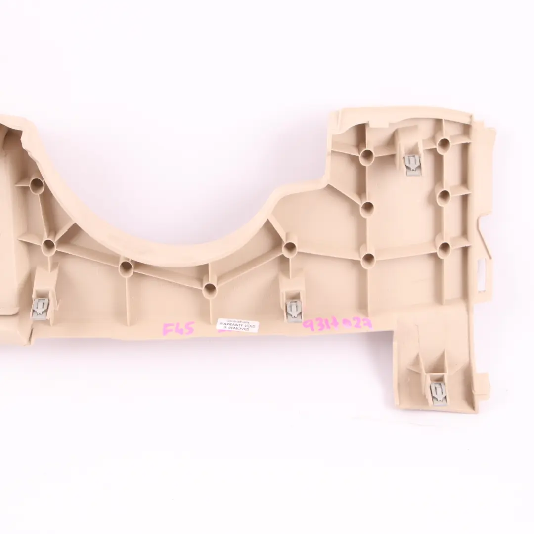 BMW F45 F46 Trim Cover Instrument Panel Driver Bottom Canberra Beige 9317027