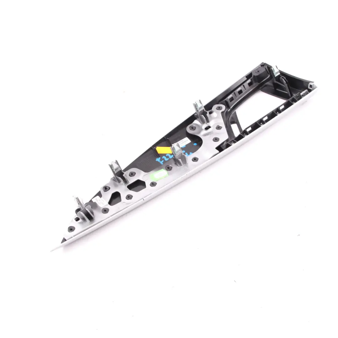 Dashboard Trim BMW F20 F21 LCI F22 Air Vent Left Cover Black Glossy Oxid Silver