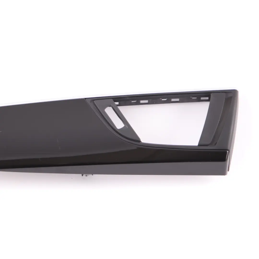Dashboard Trim BMW F20 F21 LCI F22 Air Vent Left Cover Black Glossy Oxid Silver