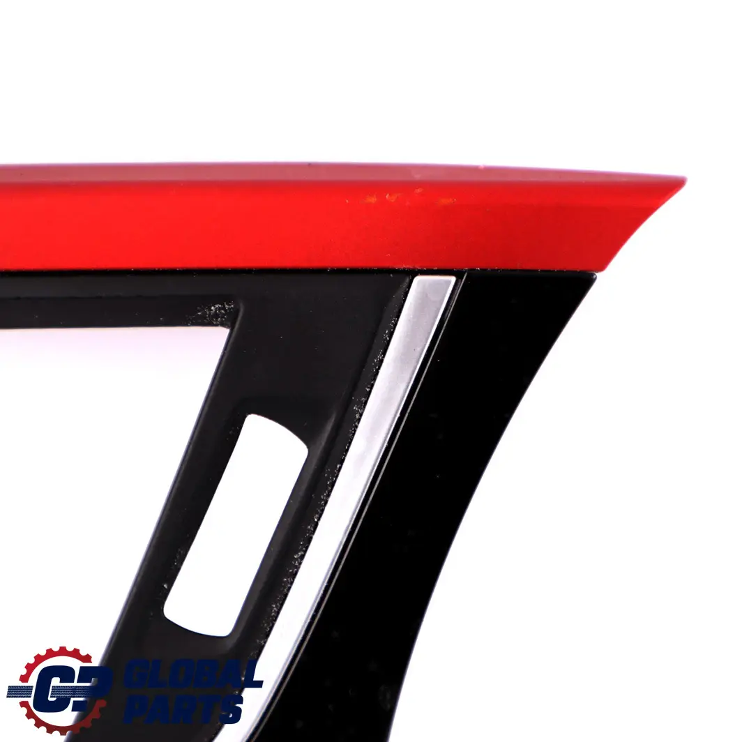 BMW 3 4 F30 F31 F32 Trim Panel Black Glossy Dashboard Decor Korallrot Coral Red