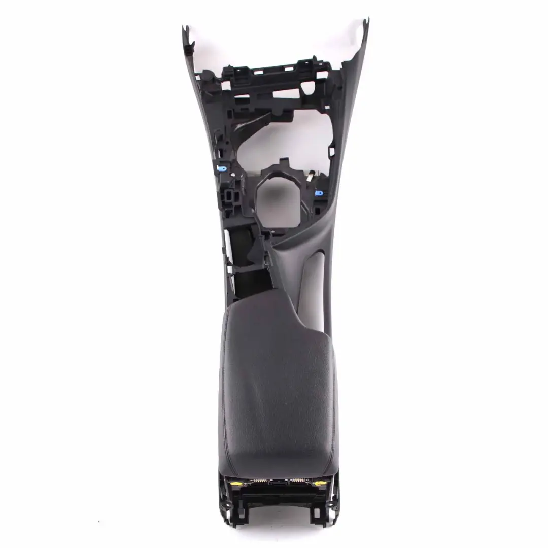 BMW F30 F32 Centre Console Covering Panel Schwarz Black Leather 9360525