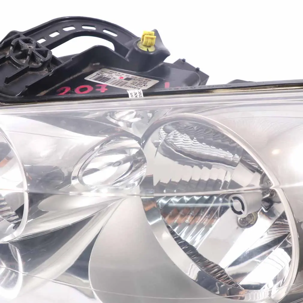 Peugeot 207 Headlight Headlamp Lamp Light Front Left N/S 9680131780