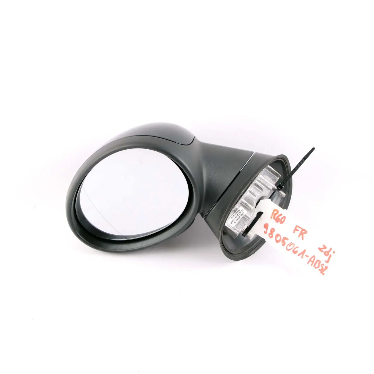 Wing Mirror Mini R60 R61 3 Heated Left Door N/S Absolute Black Metallic B11