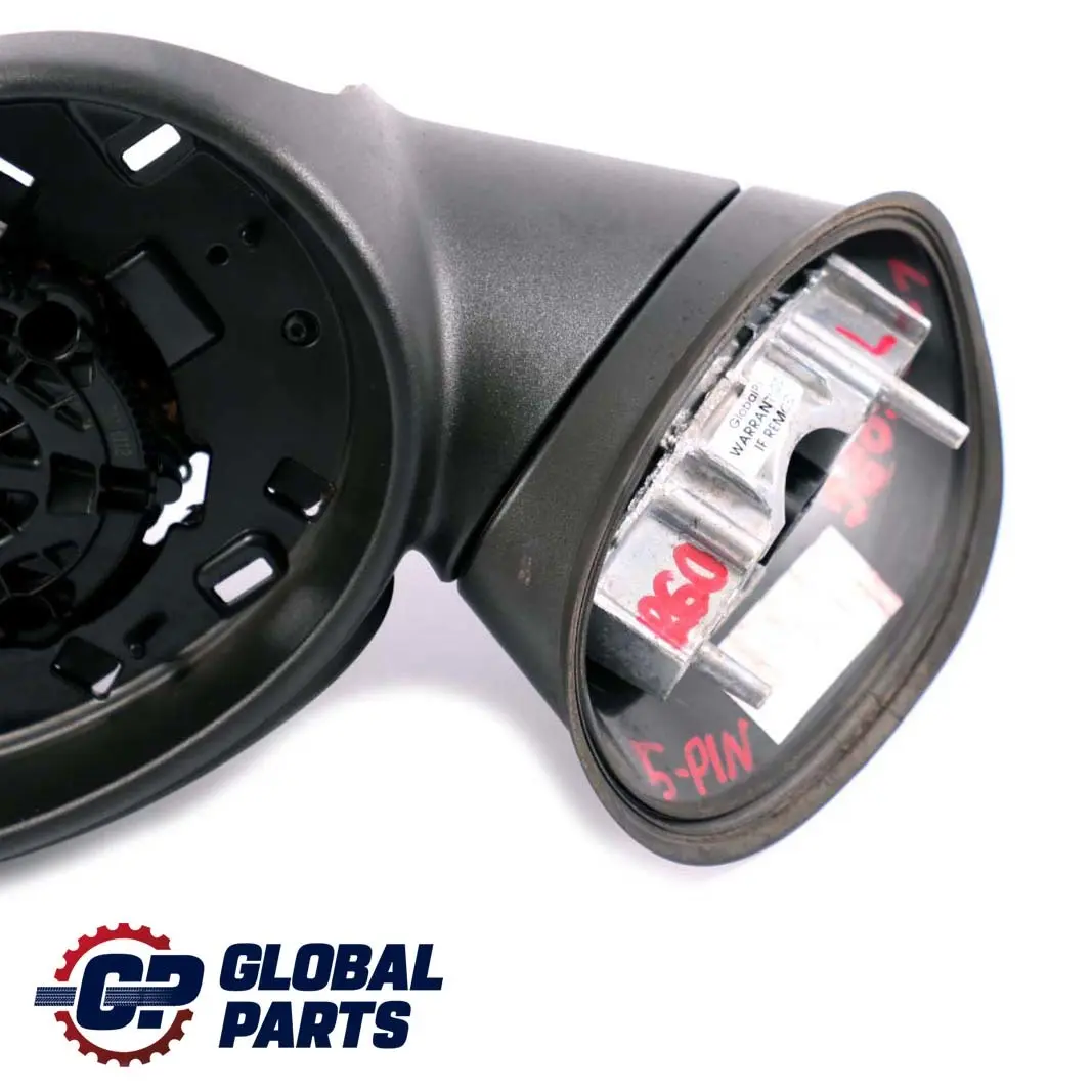 Mini Countyman R60 Heated Left Base Wing Mirror Door N/S Black 5 Pins