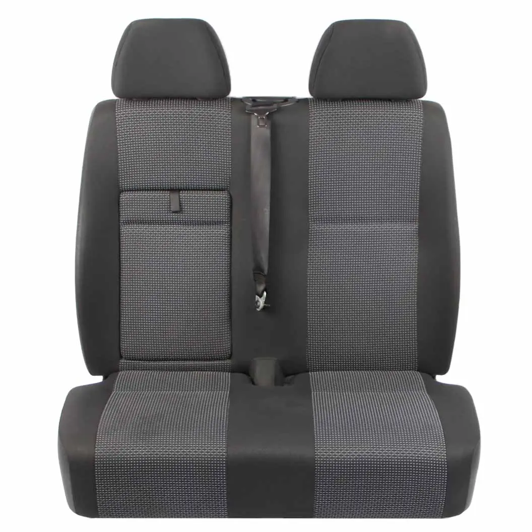 Front Seat Mercedes W906 Sprinter Double Left N/S Cloth Black Lima Fabric