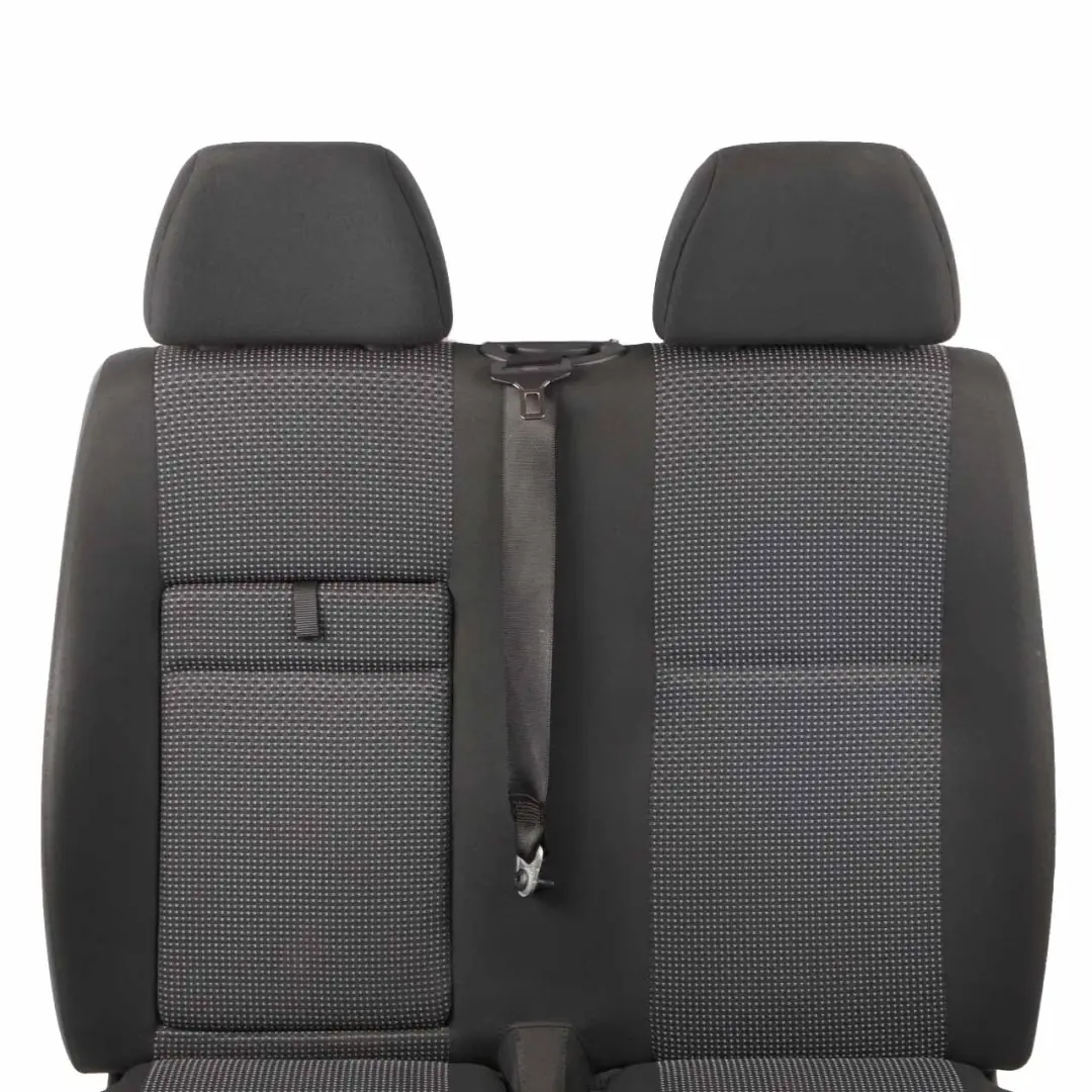 Front Seat Mercedes W906 Sprinter Double Left N/S Cloth Black Lima Fabric