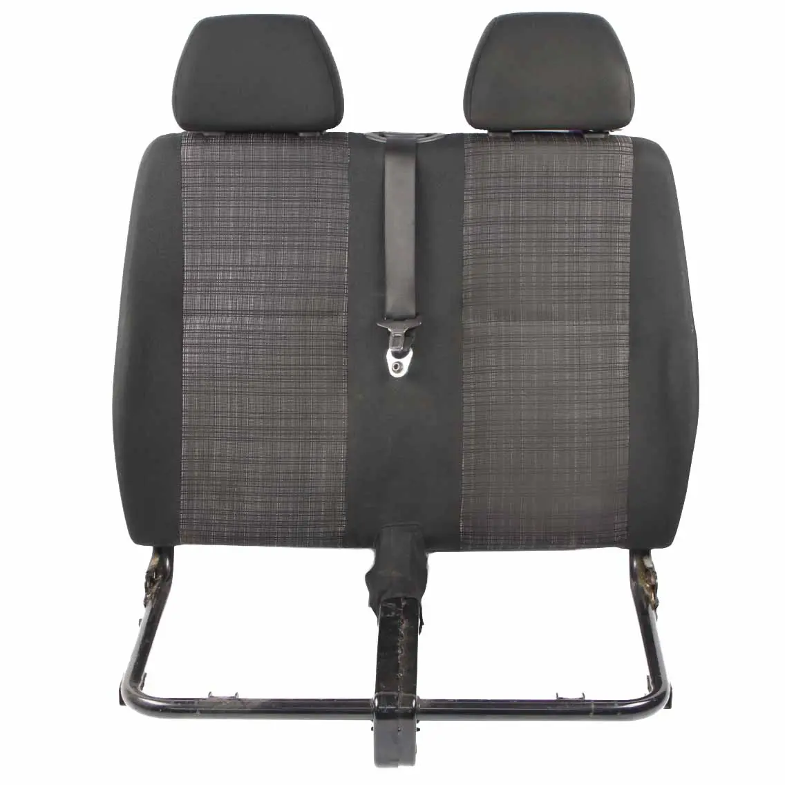 Front Seat Mercedes W906 Passenger Double Seat Left N/S Cloth Fabric Black Tunja