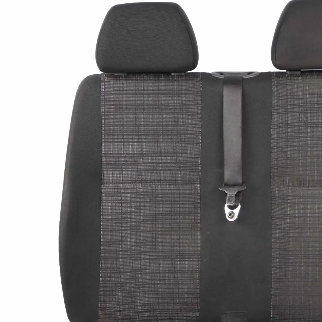 Front Seat Mercedes W906 Passenger Double Seat Left N/S Cloth Fabric Black Tunja