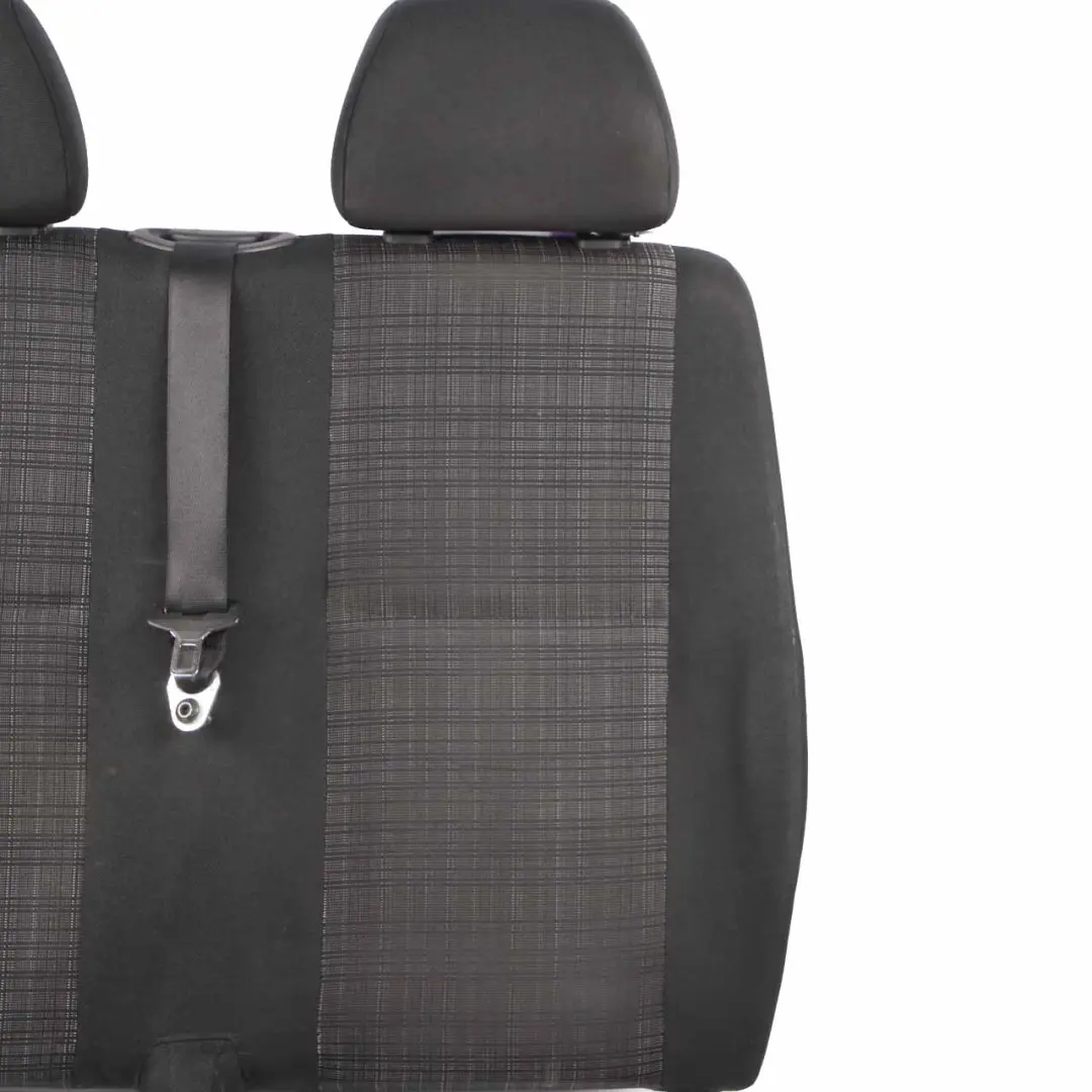 Front Seat Mercedes W906 Passenger Double Seat Left N/S Cloth Fabric Black Tunja