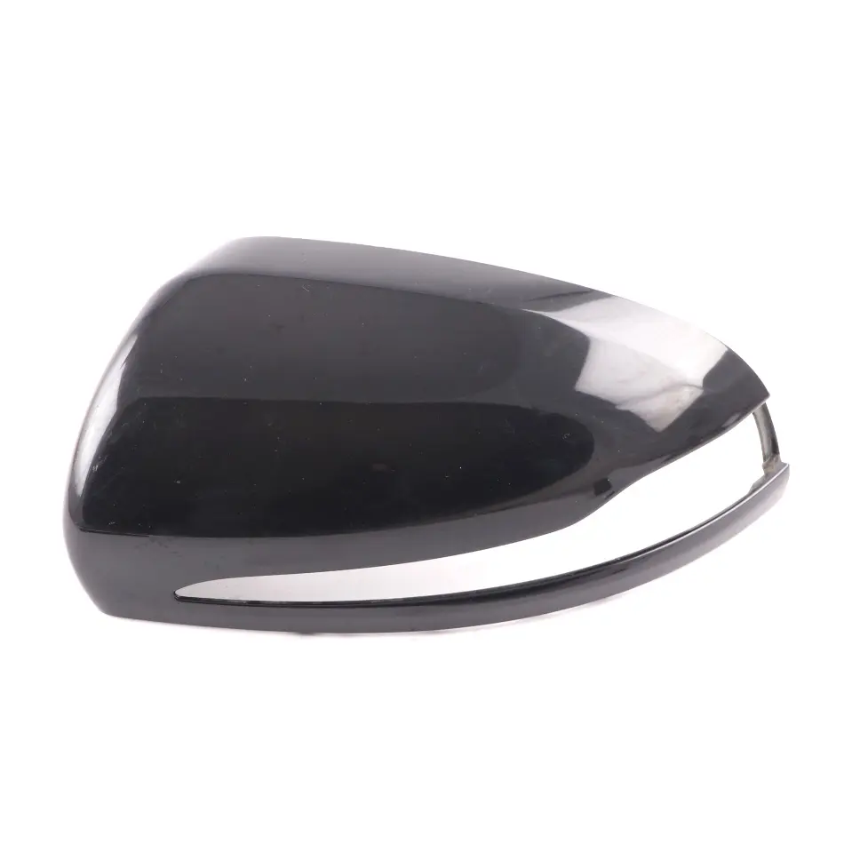 Mirror Shell Mercedes W205 Wing Mirror Cap Cover Door Left N/S Housing Black