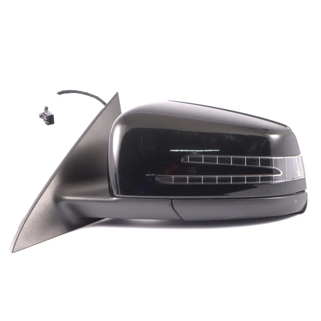 Mercedes C117 Wing Mirror Door Left N/S Outside Black