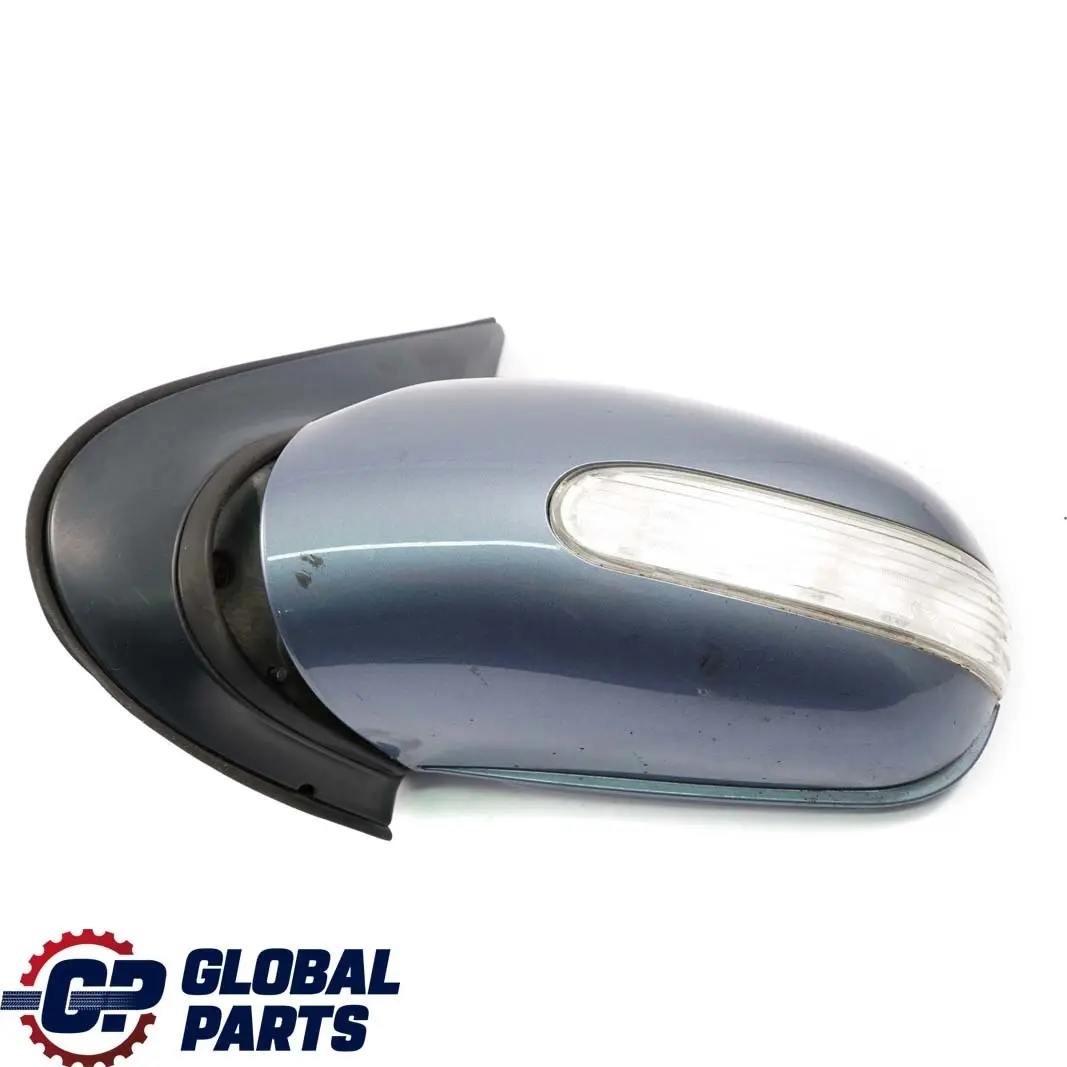 Mercedes-Benz M ML W163 Left N/S Wing Door Mirror Folding Teallite Blue 353