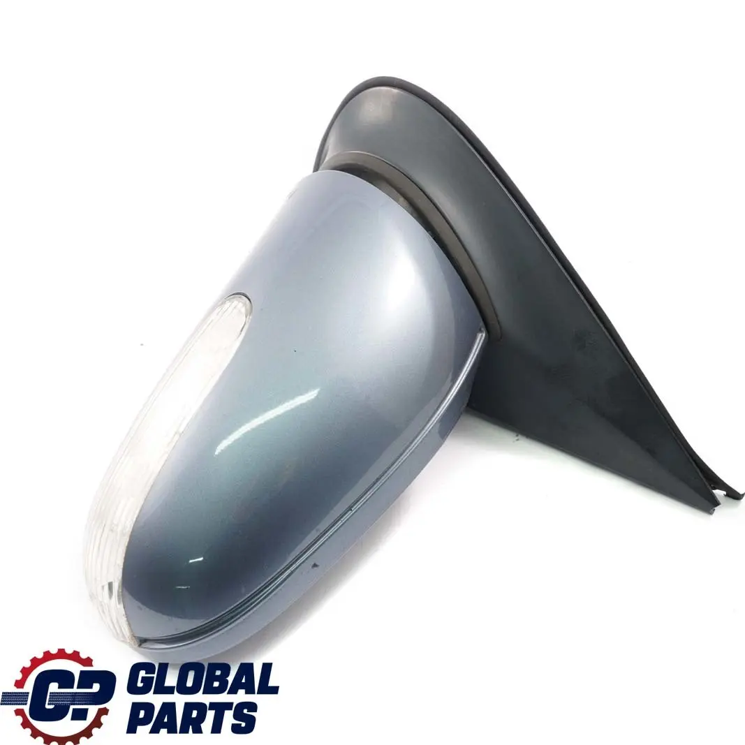 Mercedes-Benz M ML W163 Left N/S Wing Door Mirror Folding Teallite Blue 353