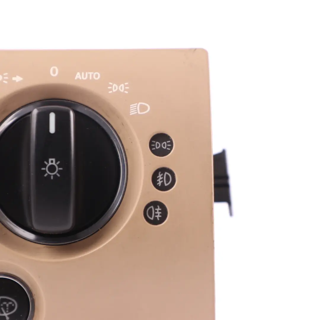 Mercedes ML W164 Headlight Light Switch Unit Button Panel Beige A1645450704