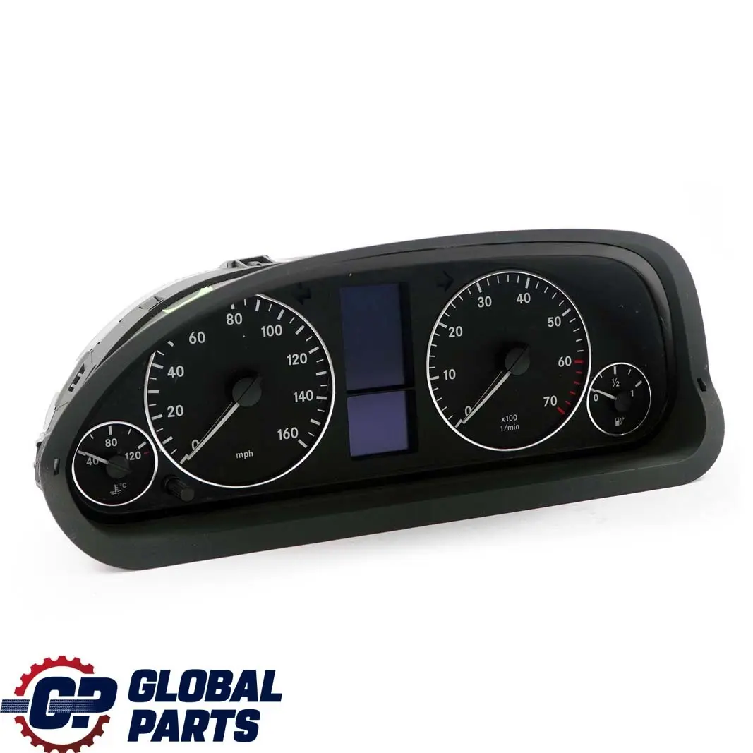 Mercedes-Benz W169 Instrument Cluster Speedo Clocks MPH Automatic A1694403411