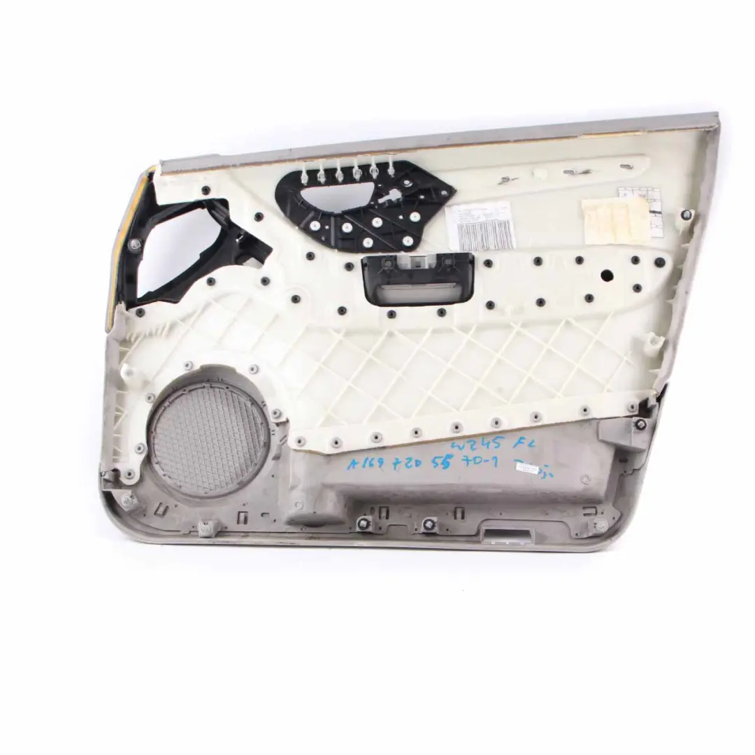 Mercedes W245 Door Card Front Left N/S Trim Panel Cover Cloth Fabric Grey