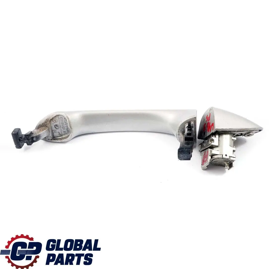 Mercedes-Benz A B Class W169 W245 Handle Front Right O/S Door Polar Silver 761