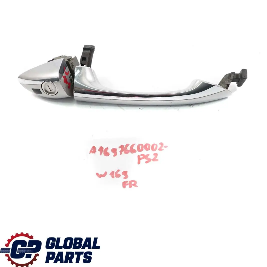 Mercedes-Benz A B Class W169 W245 Front Right O/S Handle Grab Polar Silver