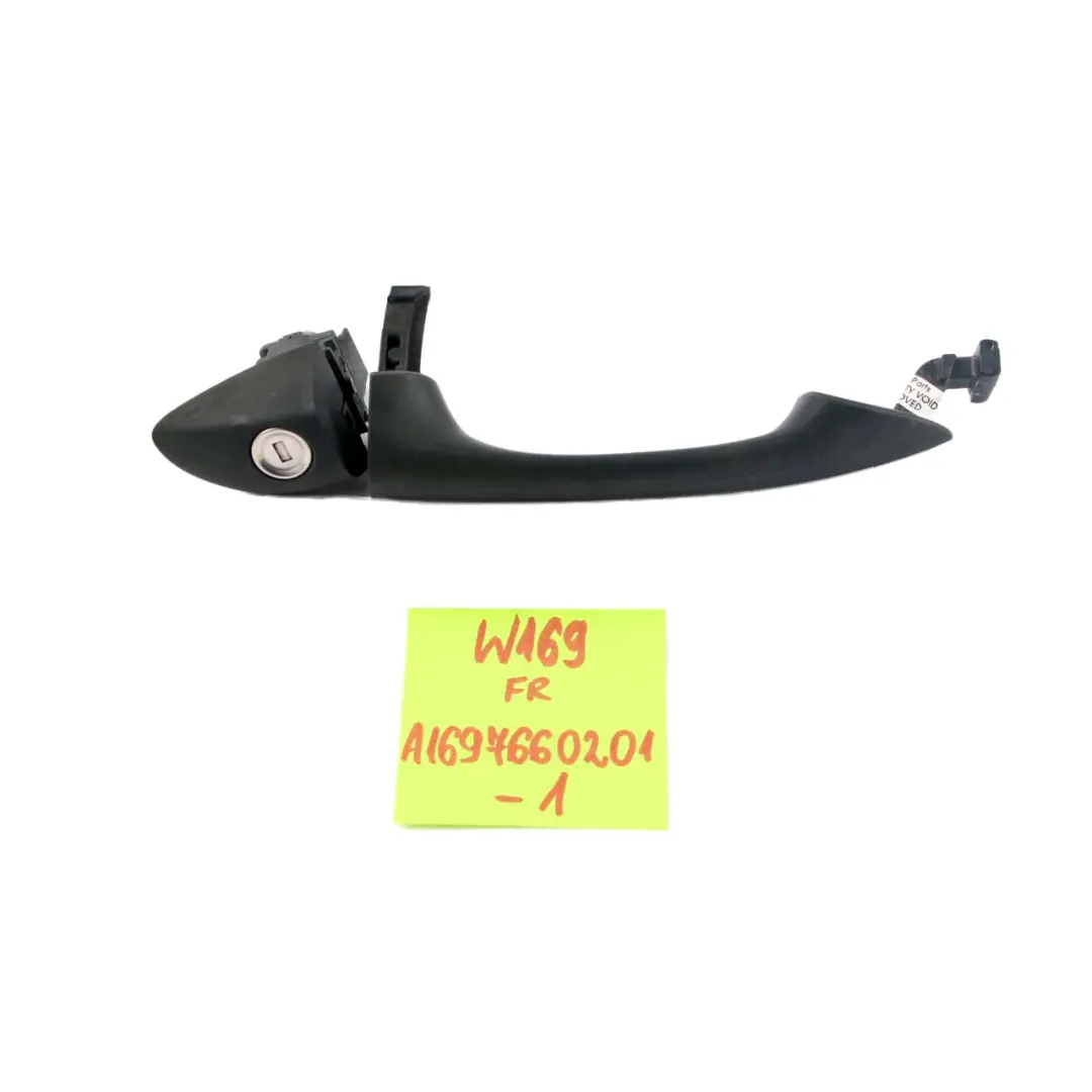 Mercedes-Benz A-Class W169 Handle Front Right O/S Door Primed Black A1697660201