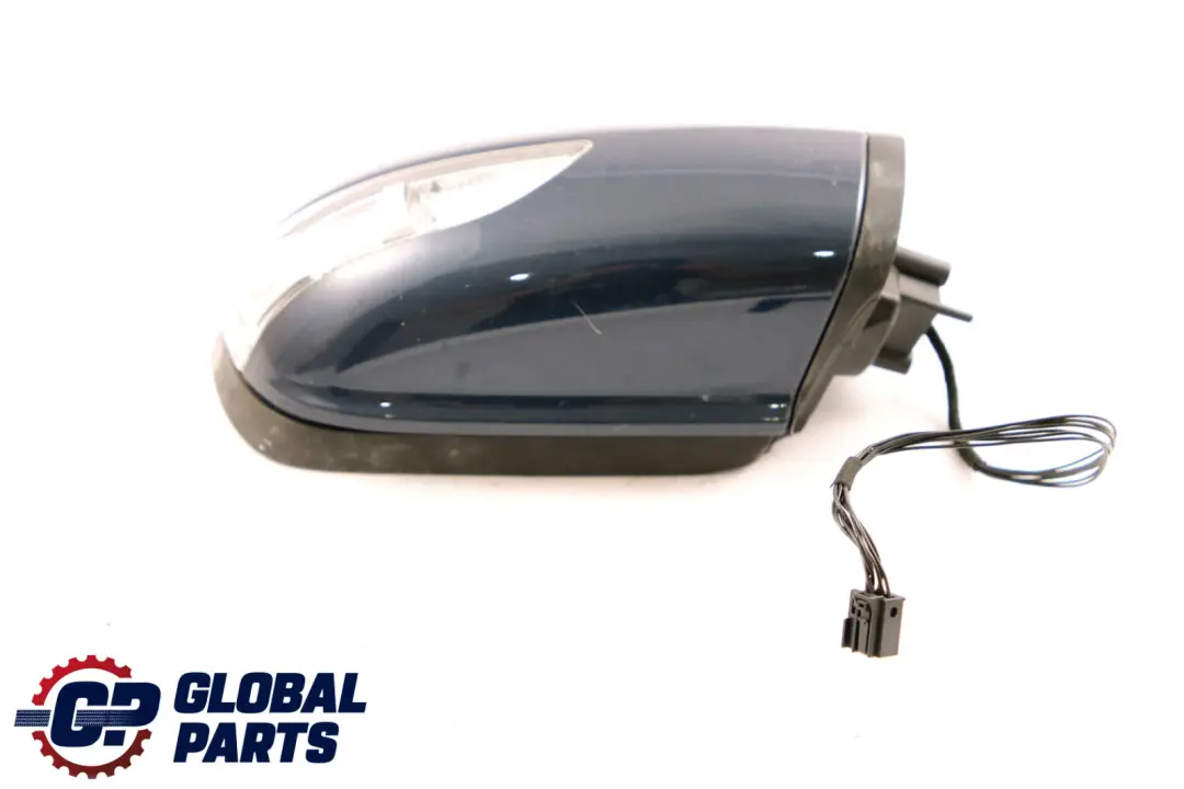 Mercedes-Benz A-Class W169 Right O/S Wing Door Mirror Atoll Blue Metallic 375U