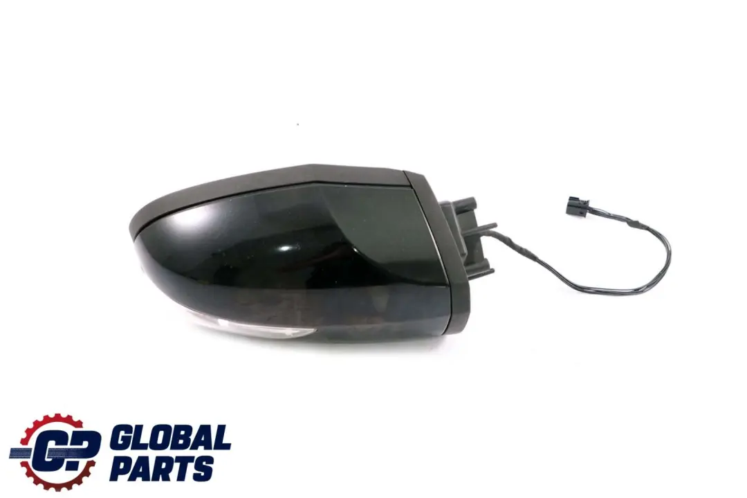 Mercedes A-Class W169 Right O/S Wing Door Mirror Kosmos Black Metallic 191U