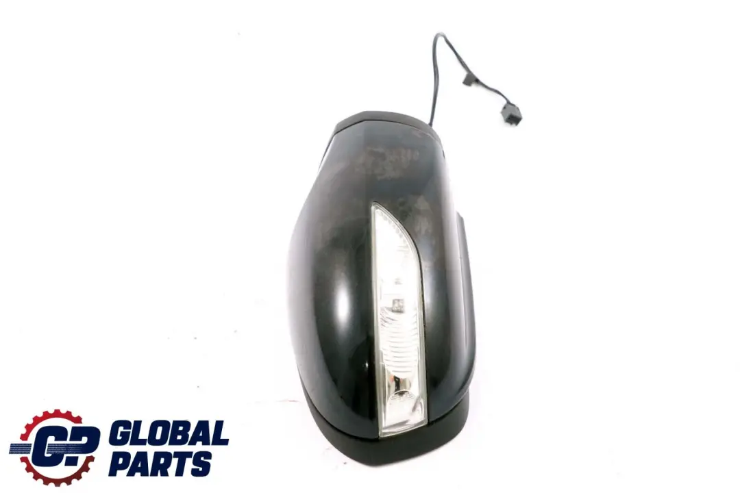 Mercedes A-Class W169 Right O/S Wing Door Mirror Kosmos Black Metallic 191U