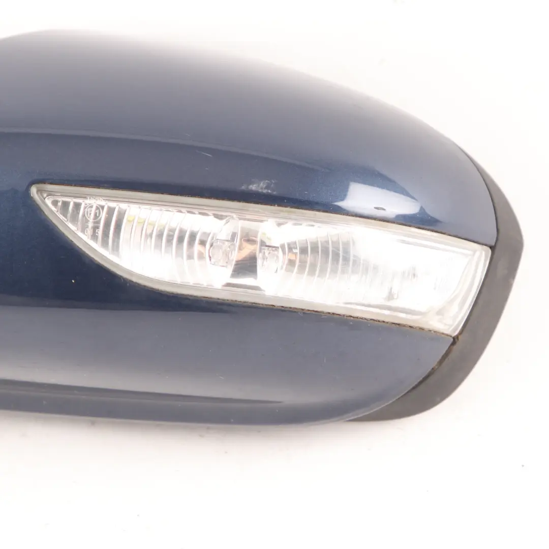 Mercedes-Benz A B W169 W245 Left N/S Wing Door Mirror Folding Atoll Blue 375