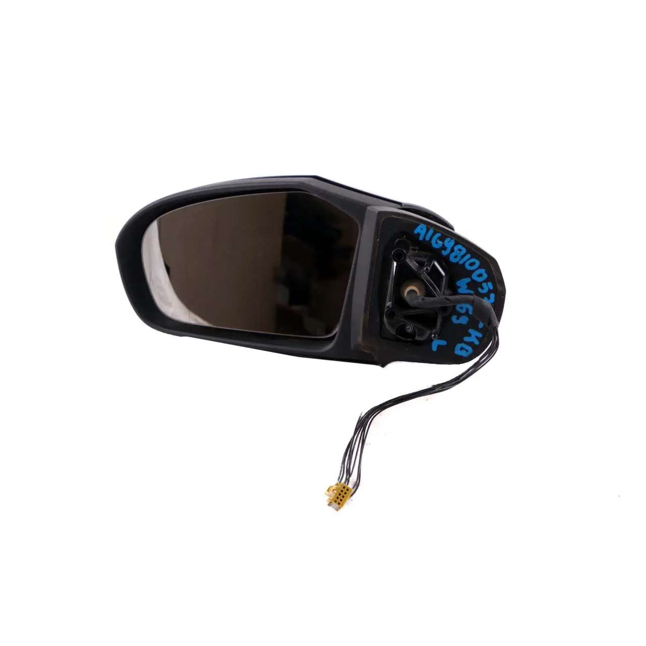 Mercedes-Benz A B W169 W245 Left N/S Wing Door Mirror Folding Kosmos Black 191U