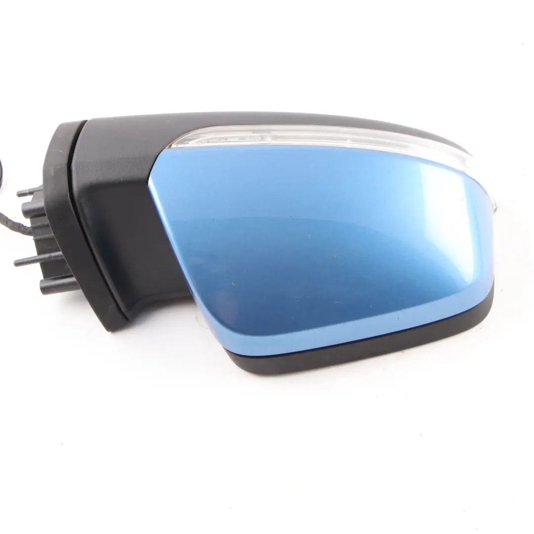 Wing Mirror Mercedes W169 W245 Power Fold Right O/S Mistral Blue Metallic - 955