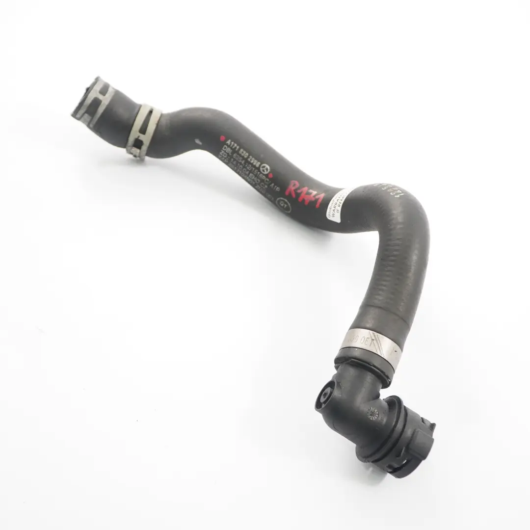 Mercedes SLK R171 M272 Coolant Hose Heat Exchanger Pipe Line A1718302996