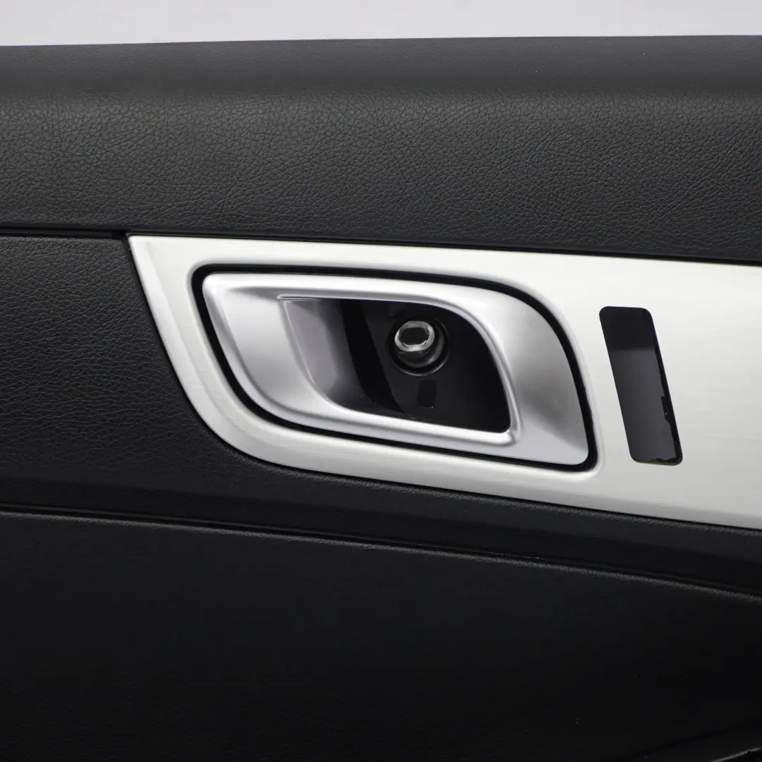 Door Card Mercedes SLK R172 Front Left N/S Black Leather Red Thread