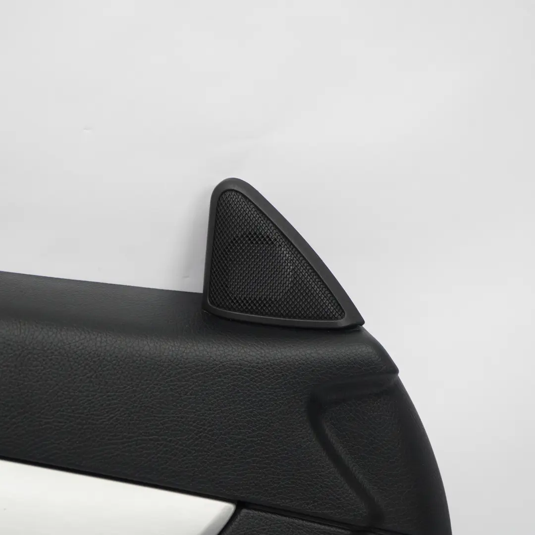 Door Card Mercedes SLK R172 Front Left N/S Black Leather Red Thread